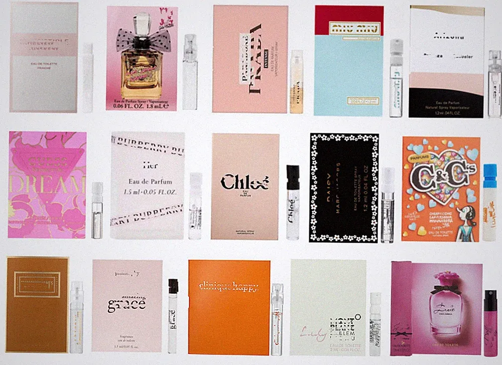 15 Women's Perfume Sample Vials Set