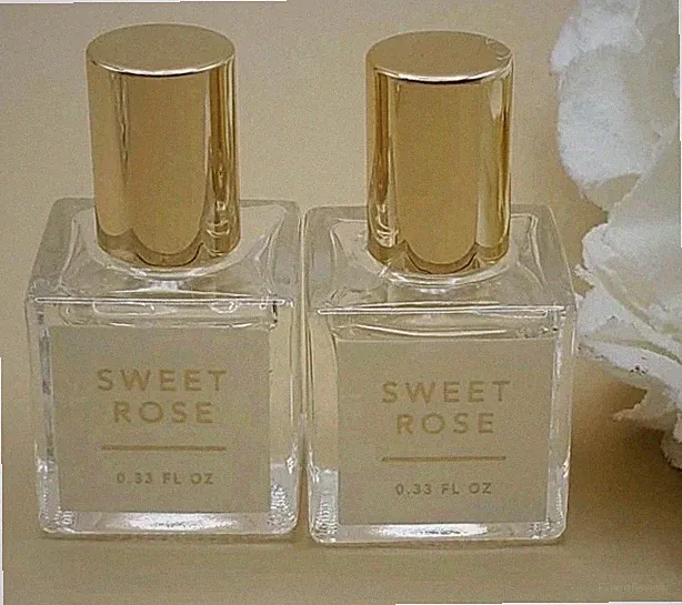 2~Sand + Fog Sweet Rose Eau De Parfum Oil Rollerball 0.33 fl New Without Box