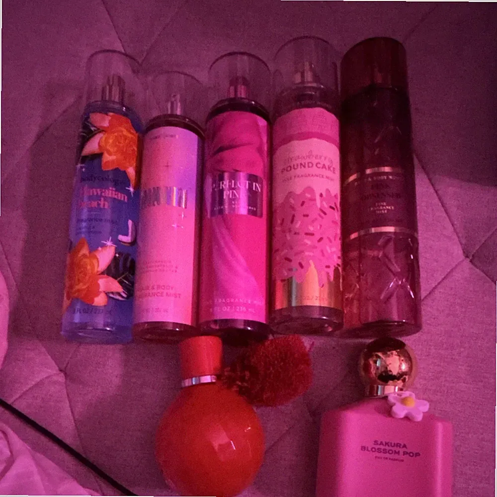 Bath & Body Works PINK Bodycology Fine Fragrance Mist Spray Lot, 3 Scents