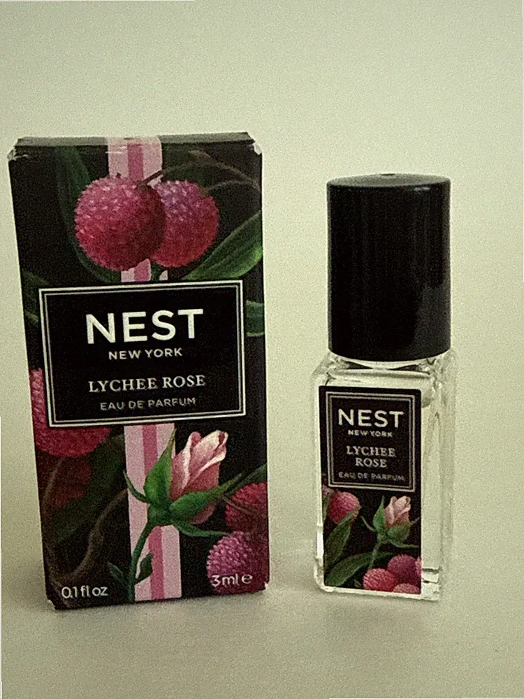NEST Lychee Rose Eau de Parfum MINI EDP Rollerball Perfume 3 ml / 0.1 NEW IN BOX