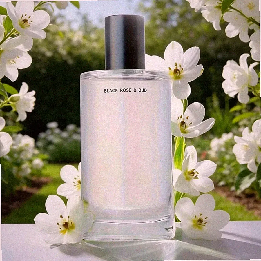 Salt & Stone Body Mist,Black Rose & Oud Scent,Skincare Infused Perfume 3.4 fl oz